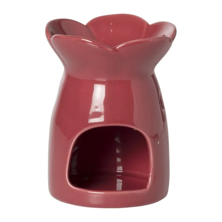 Oliebrander bloem - rood - ø8.3x11.3 cm