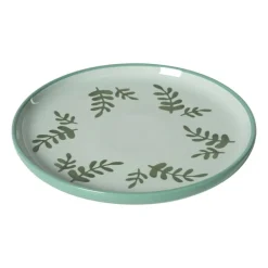 Ontbijtbord jolie - groen - ø21x2.1 cm