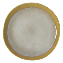 Ontbijtbord roots - oker - ø22x2.5 cm