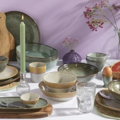 Ontbijtbord roots - oker - ø22x2.5 cm