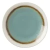 Ontbijtbord Roots - turquoise - ø22x2.5 cm