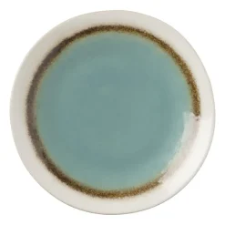 Ontbijtbord Roots - turquoise - ø22x2.5 cm