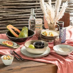 Ontbijtbord Toscane - beige - ø20.5 cm