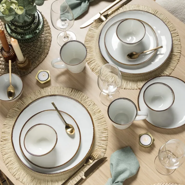 Ontbijtbord Toscane - wit - ø20.5 cm