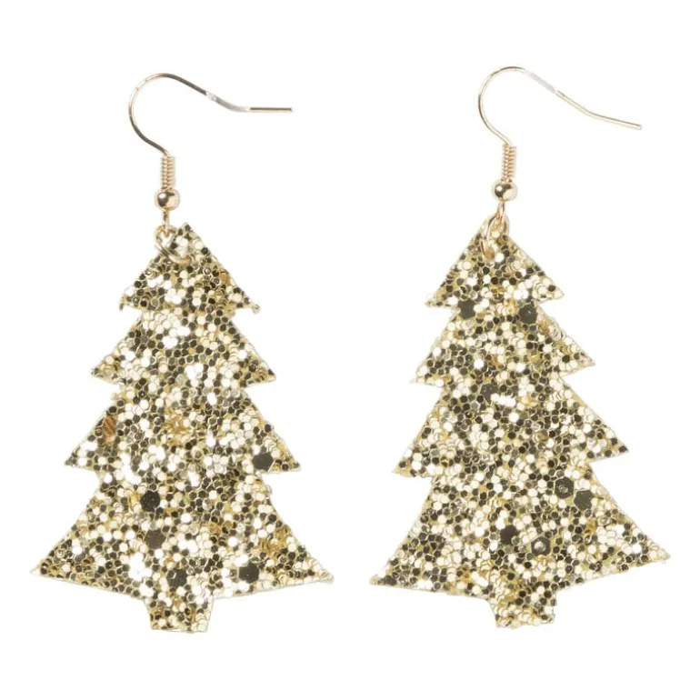 Oorbellen xmas tree - diverse kleuren