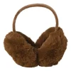 Oorwarmer fluffy - beige - 18x21x13 cm