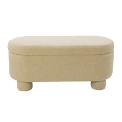 Opbergbank teddy dodo - beige - 43x100x42 cm