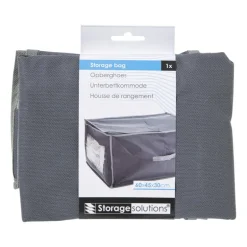 Opberghoes - zwart - 30x60x45 cm