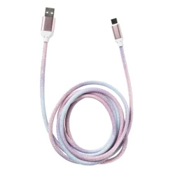 Oplaadkabel USB naar USB-C - 2 meter - regenboog
