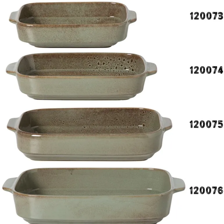 Ovenschaal Toscane M - groen - 5.3x28x17.5 cm