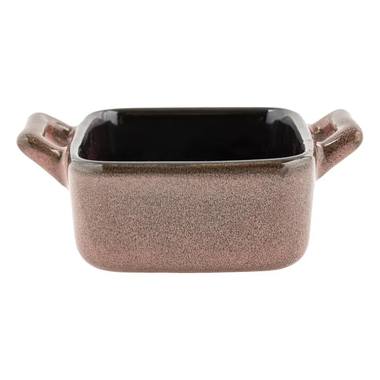 Ovenschaaltje met grepen s - diverse kleuren - 7x7x3 cm