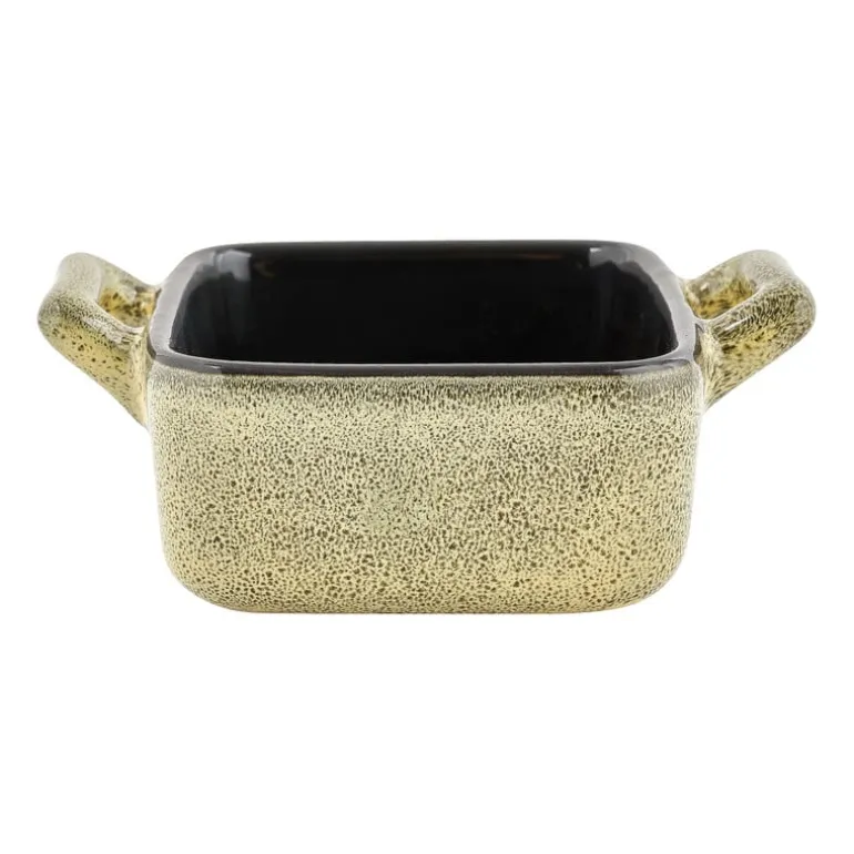 Ovenschaaltje met grepen s - diverse kleuren - 7x7x3 cm