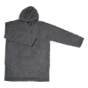 Oversized hoodie jacquard - grijs - one size
