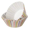 Papieren cupcake vormpjes stripes - set van 24 - ø11 cm
