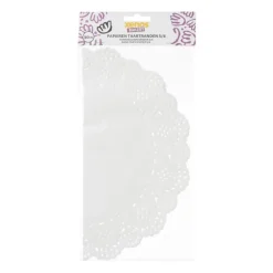 Papieren taartranden - ø26 cm - set van 6