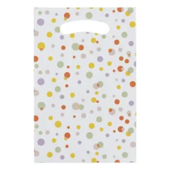 Papieren uitdeelzakjes - confetti - set van 10