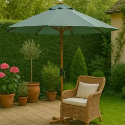 Parasol Sevilla - groen - ø14x152 cm