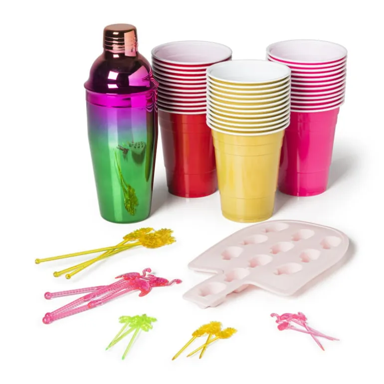 Partycup roze - 530 ml - 12 stuks