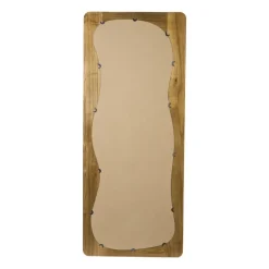 Passpiegel wave acaciahout - bruin - 168x70 cm