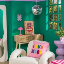 Passpiegel wave teddy - wit - 168x70 cm