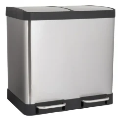 Pedaalemmer 2 vakken - 40 liter