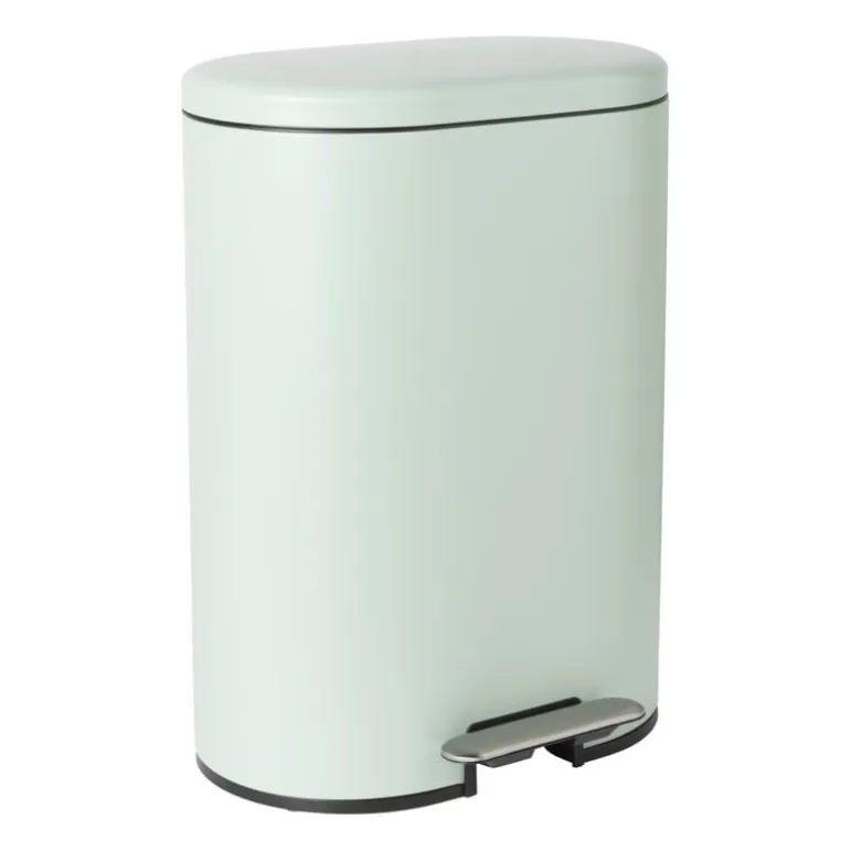 Pedaalemmer ovaal - groen - 50 liter