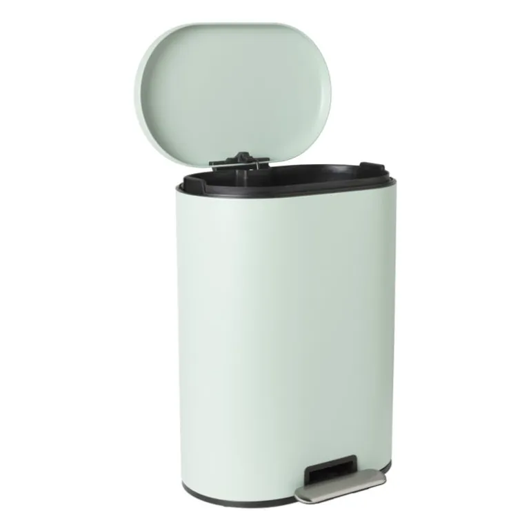 Pedaalemmer ovaal - groen - 50 liter