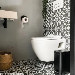 Pedaalemmer rechthoek - zwart - 5 liter