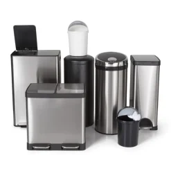 Pedaalemmer XL - 30 liter - zwart