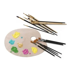 Penselen plat - set van 6