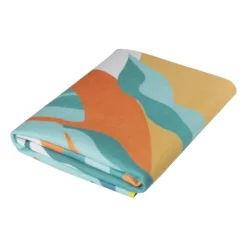 Picknickplaid - multikleur - polyester - 130x170 cm