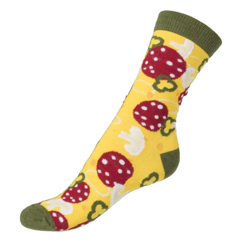 Pizza sokken - diverse varianten - maat 36-41