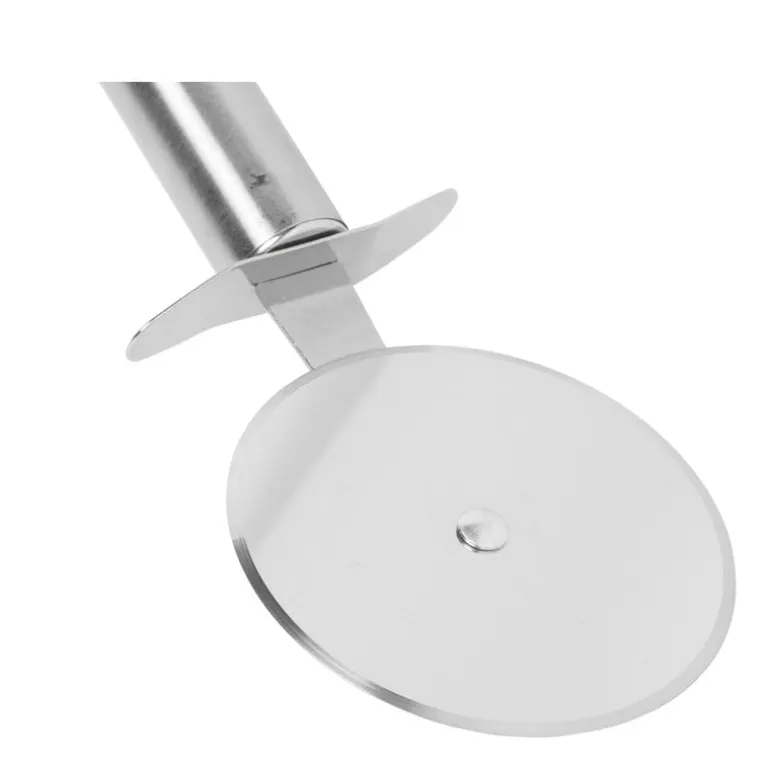 Pizzasnijder London - zilverkleurig - 20 cm