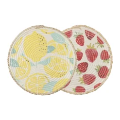 Placemat aardbei - ø38 cm
