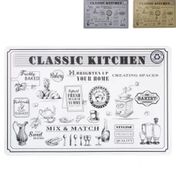 Placemat keuken - 43.5x28.5 cm - diverse varianten