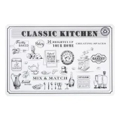 Placemat keuken - 43.5x28.5 cm - diverse varianten