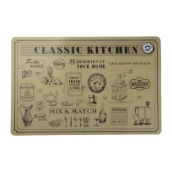 Placemat keuken - 43.5x28.5 cm - diverse varianten