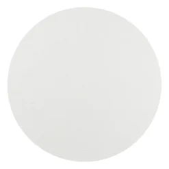 Placemat PU leer - crème - ø38 cm