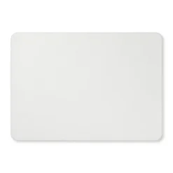 Placemat PU leer - crème - 33x46 cm