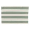 Placemat streep - groen - set van 2