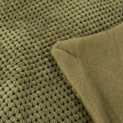 Plaid blokje - groen - 130x160 cm