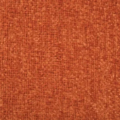 Plaid chenille met kwastjes Marianne - oranje - 170x130 cm