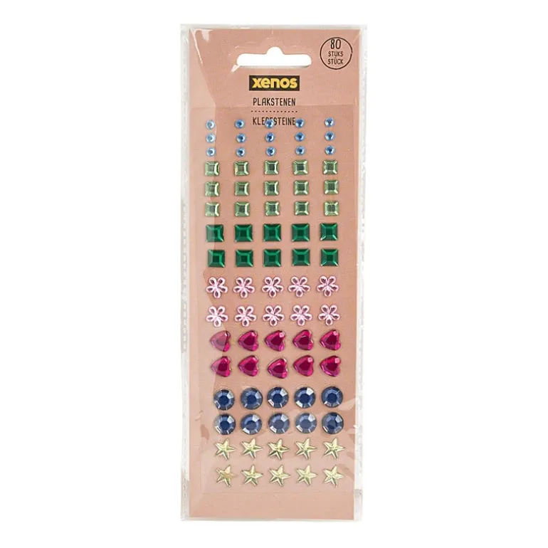 Plaksteentjes - multikleur - set van 80