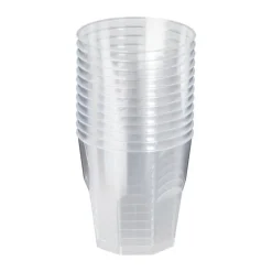Plastic glazen - 160 ml - set van 12