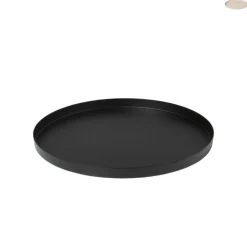 Plateau metaal rond - diverse kleuren - ø25x1.5 cm