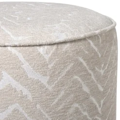 Poef animal - beige - ø35x38 cm