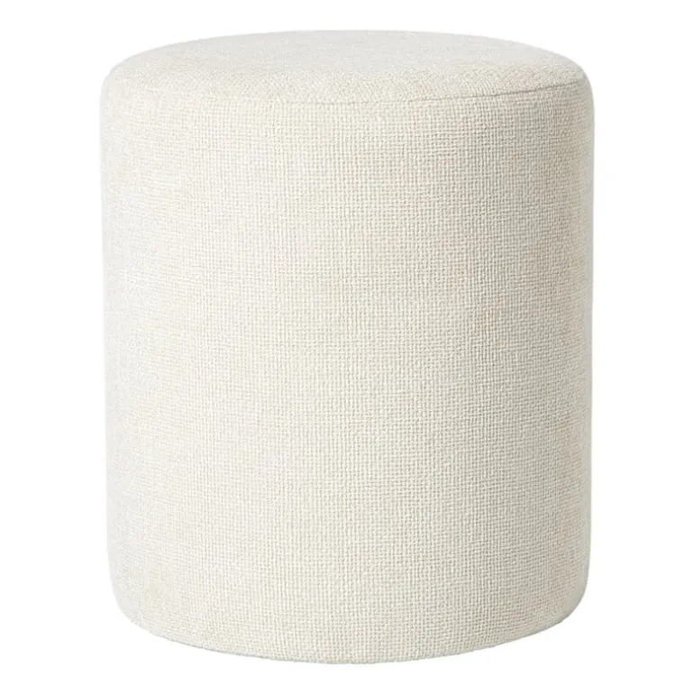 Poef Debby - beige - ø35x40 cm