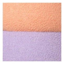 Poef duo rondo - terra/lila - ø38x40 cm