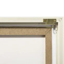 Poster bonjour - geel/rood - 70x50 cm