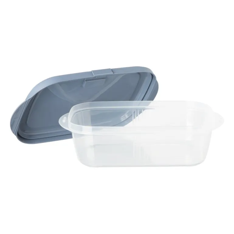 Push up bewaardoos - 2 liter - blauw